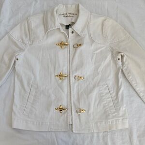 Vintage Ralph Lauren White Jacket (c 1990s) Sz M